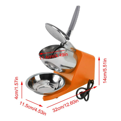 Ice Crusher Machine for Shaved Ice - High Power and Speed