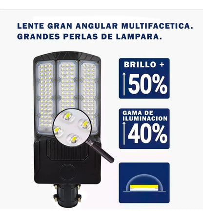 Luminaria LED Solar 1000W Premium con Brazo Ajustable Negra - Metacompras