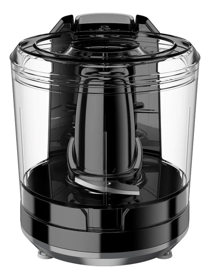 Procesador de alimentos 70W negro con múltiples funciones y fácil uso