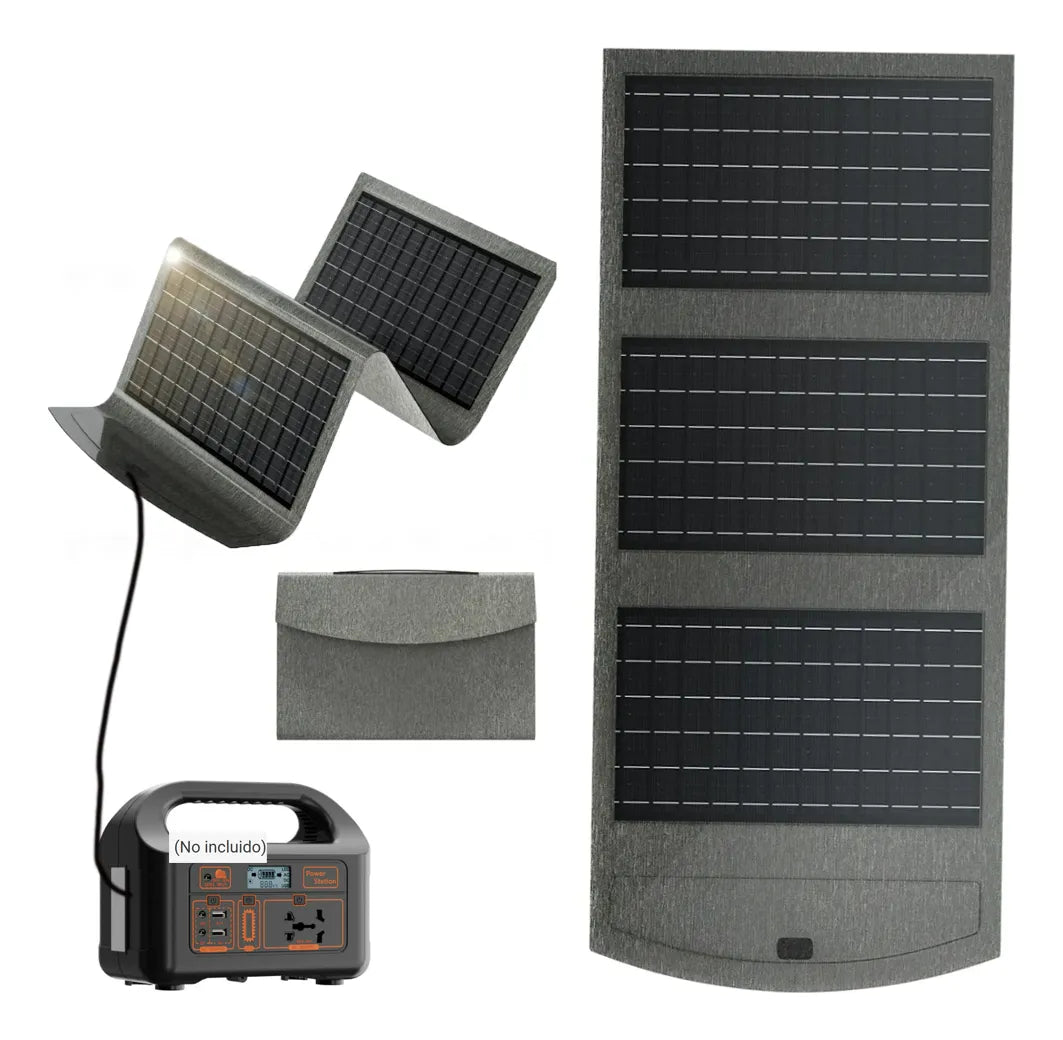 Cargador Solar Portátil 30W Impermeable IP65 con Interfaz Tipo-C - Metacompras