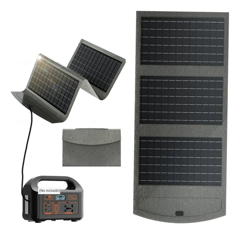 Cargador Solar Portátil 30W Impermeable IP65 con Interfaz Tipo-C