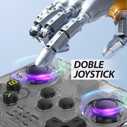 Mini Consola Portátil de Juegos con Pantalla HD y Doble Joystick 3D
