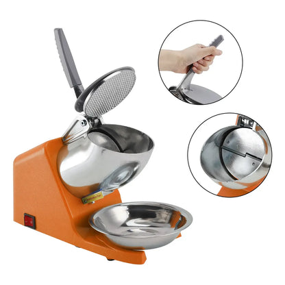 Ice Crusher Machine for Shaved Ice - High Power and Speed