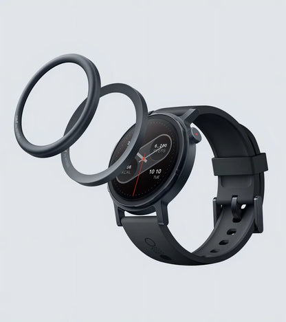 Reloj inteligente Smart Watch Pro 2 con funda y diseño de malla de grafito - Metacompras
