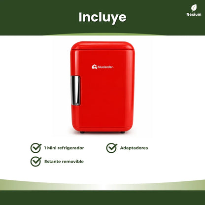 Portable Mini Fridge 4L: Cools and Heats for Car and Home