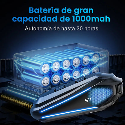 Intercomunicador para Casco de Motocicleta con Luces RGB y Conexión Dual