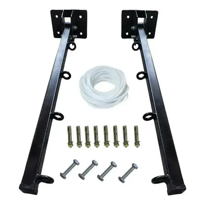 Tendedero Plegable Retráctil de Metal Reforzado para Interiores y Exteriores