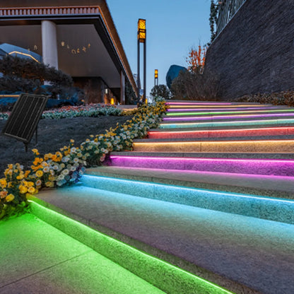 Tira LED Solar 50W 5m RGB Impermeable IP65 para Exterior Personalizable - Metacompras