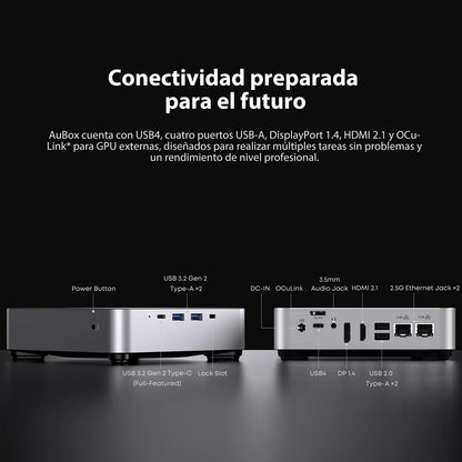 Mini PC Ryzen 7 16GB 512GB SSD con Windows 11 Pro - Rendimiento Superior