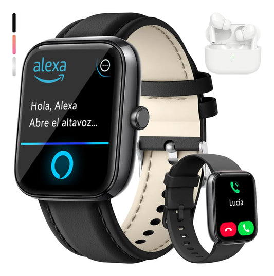 Smartwatch Inteligente Bluetooth con Llamadas y Asistente Alexa - Metacompras