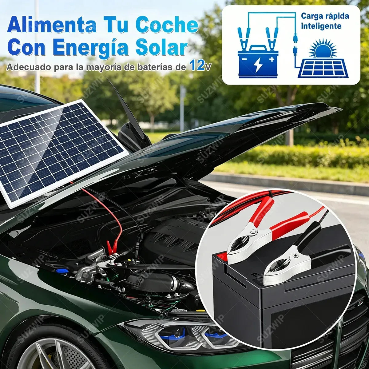 Kit de Paneles Solares 600W con Controlador y Puertos USB para Exteriores