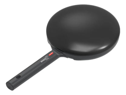 Máquina de Crepas Antiadherente 22 cm Multifuncional 600W Negra