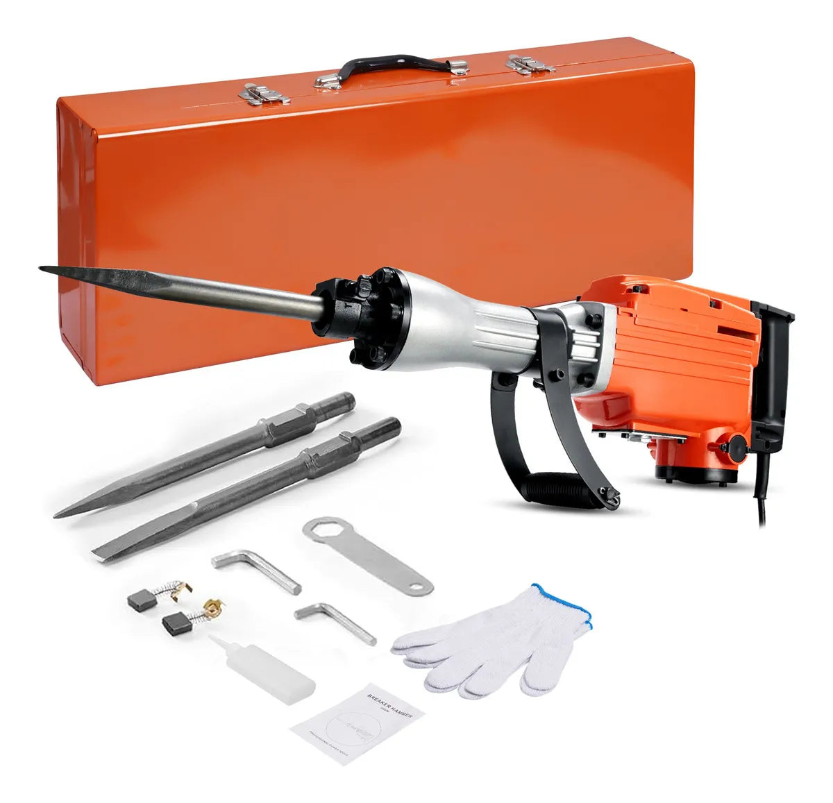 Martillo Demoledor de Concreto 3000W para Uso Rudo y Eficiente