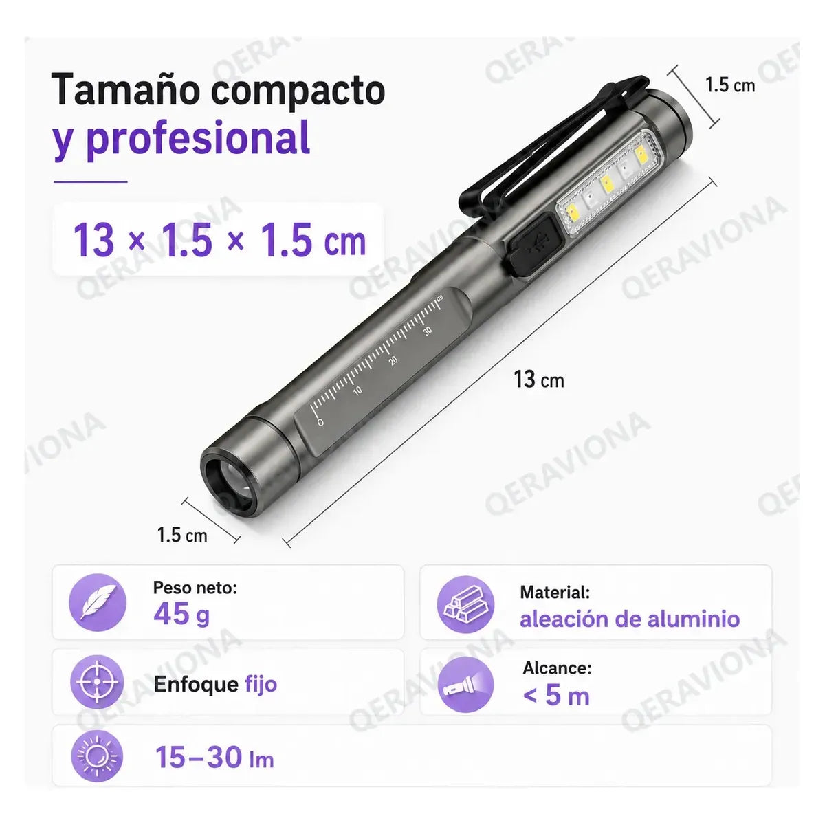 Rechargeable Waterproof Durable UV Medical Lamp