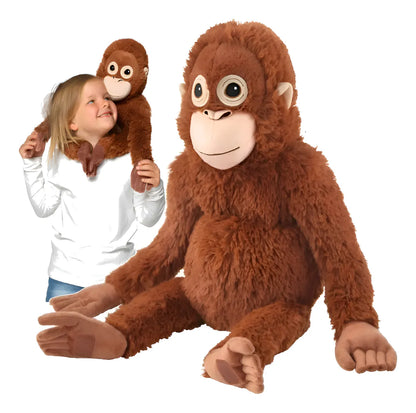Peluche Chango Orangután 66cm - Juguete Divertido y Original - Metacompras