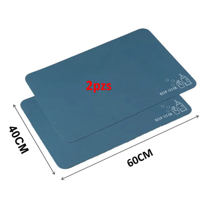 Non-Slip Diatomaceous Earth Mat 60x39cm - Quick Drying and Durable
