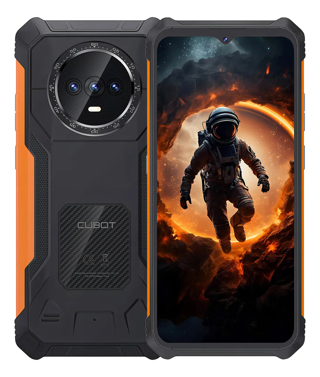Smartphone Dual SIM 128GB Negro Naranja 6GB RAM - Potente y Versátil