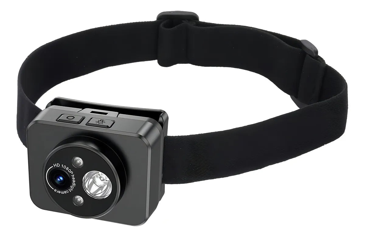 Mini Cámara Deportiva HD 1080p con Luz LED para Cabeza Gogo Electronics - Metacompras