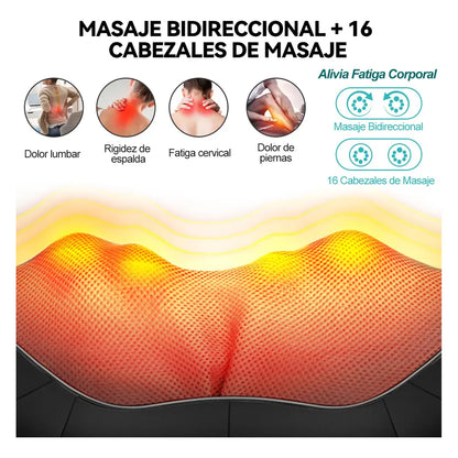 Shiatsu Massager with Heat for Neck and Back Pain Relief