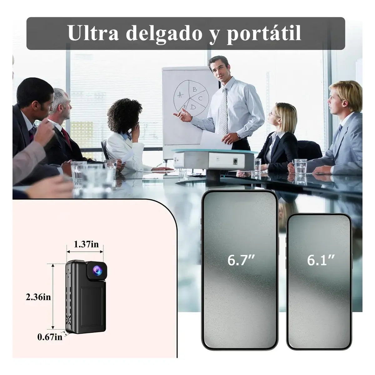 Mini WiFi HD Spy Camera with Night Vision and Motion Detection