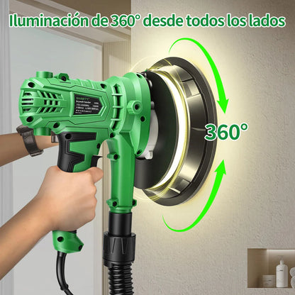 Lijadora Orbital Eléctrica 1500W con 5 Velocidades y 12 Discos - Metacompras