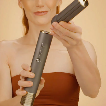 Secadora Profesional Multiestilizador 6 Pzs - Kit Completo Color Gris Oscuro