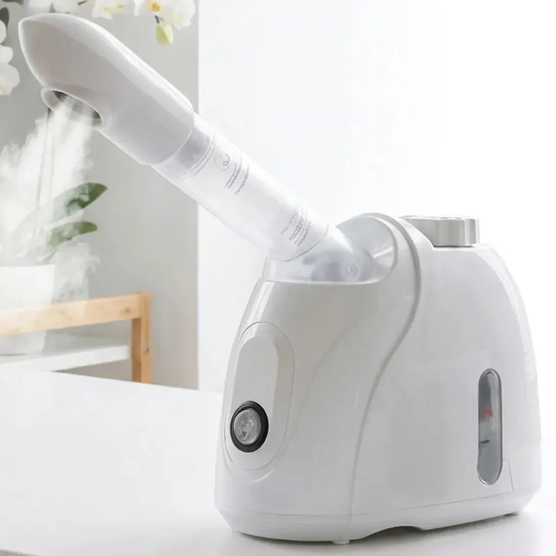 Vaporizador Facial con Cabezal Rotatorio 360° para Limpieza Profunda