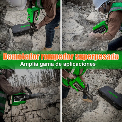Demoledor Rompedor De Concreto Uso Rudo 2300w - Potente y Duradero