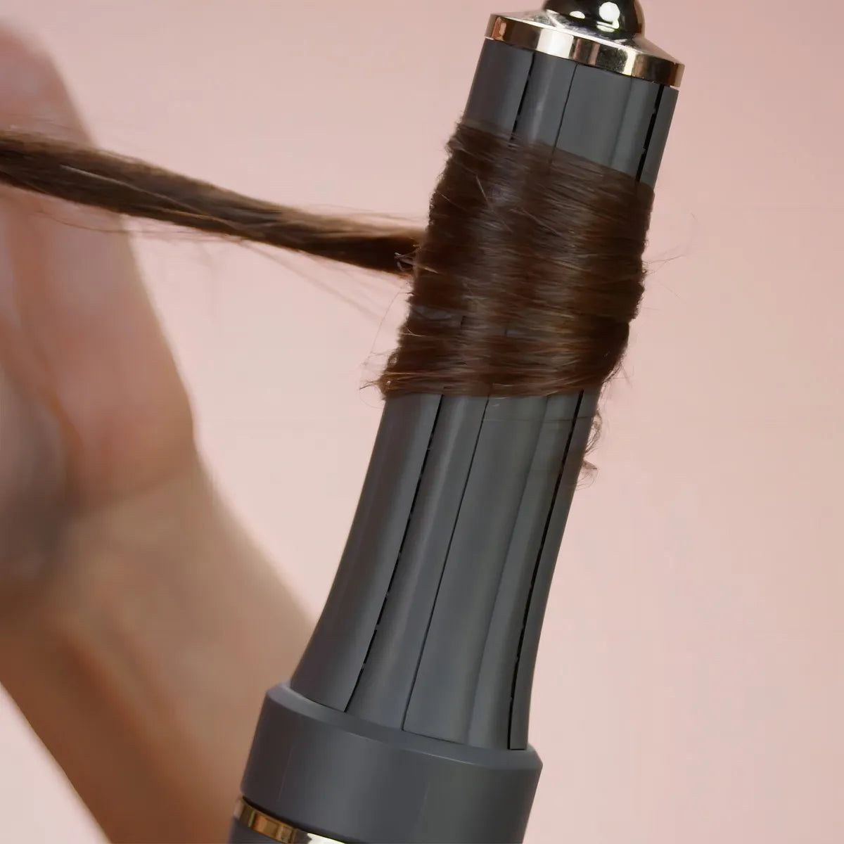 Secadora Profesional Multiestilizador 6 Pzs - Kit Completo Color Gris Oscuro