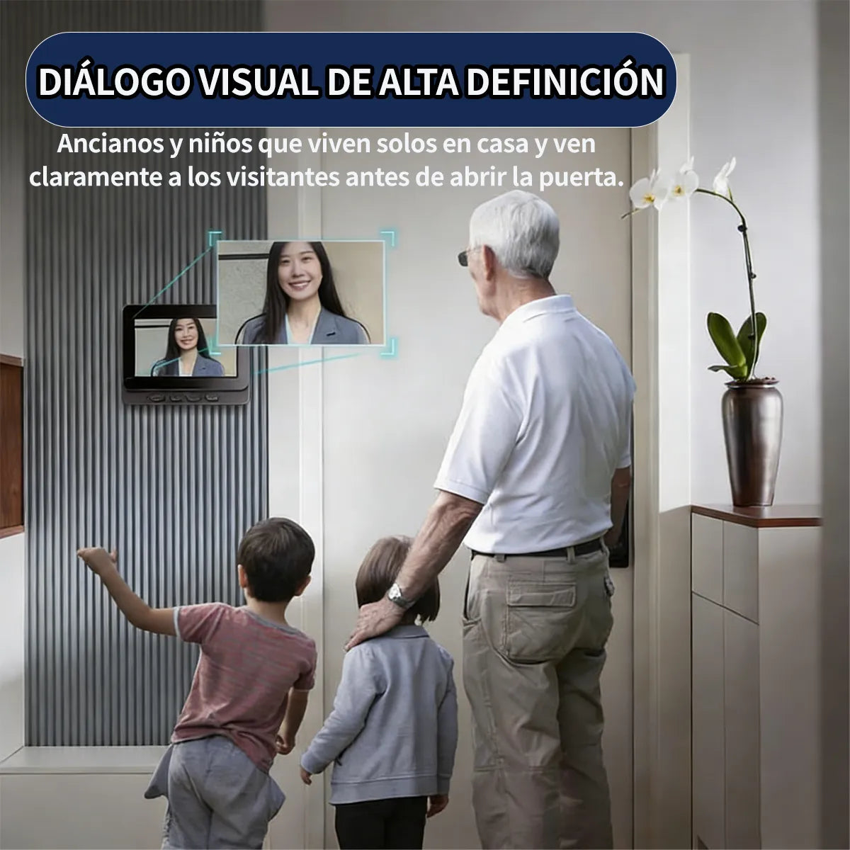 Timbre Inalámbrico con Cámara y Pantalla Impermeable - Seguridad y Comodidad - Metacompras