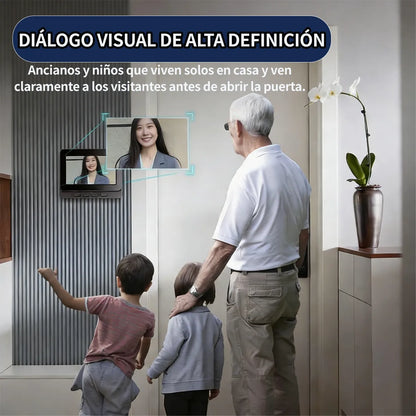 Timbre Inalámbrico con Cámara y Pantalla Impermeable - Seguridad y Comodidad - Metacompras