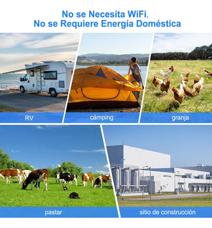 Cámara de Seguridad Exterior Solar 5MP con Sim 4G para Vigilancia Eficaz - Metacompras