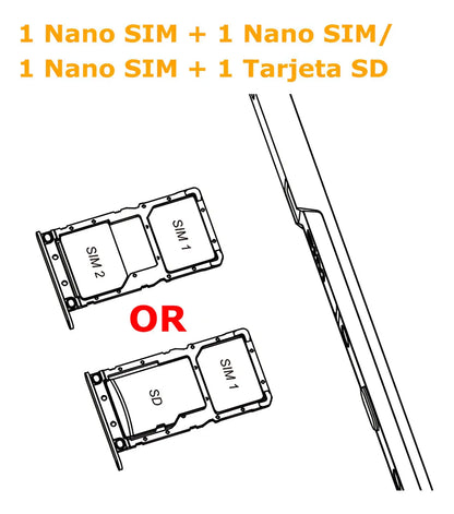 Smartphone 5G Dual SIM 256GB Negro con 16GB RAM y Android 14 - Metacompras