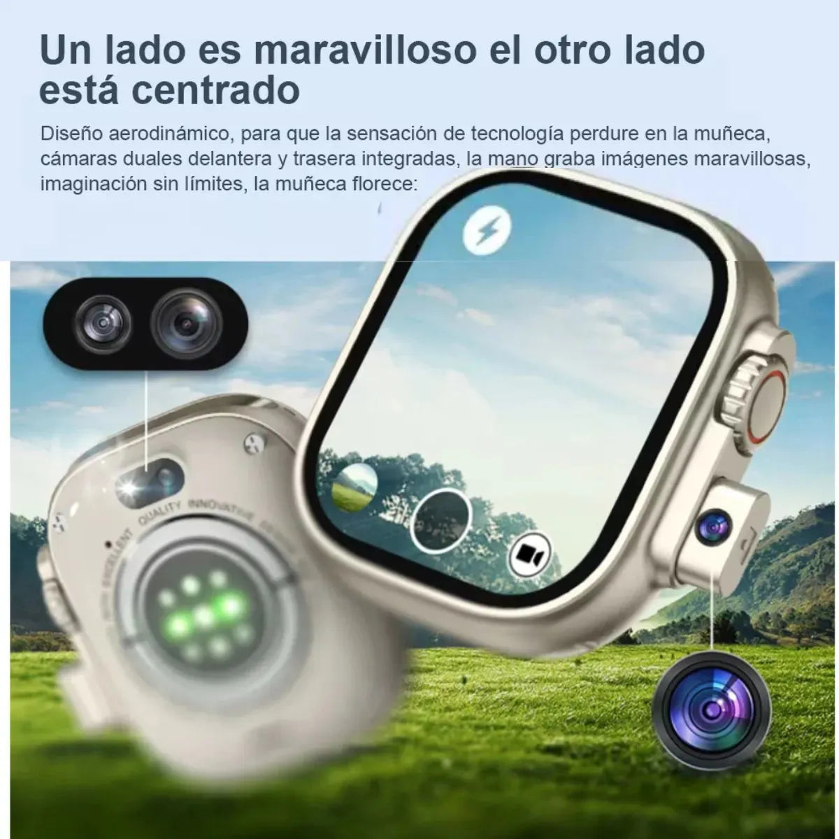 Smartwatch 4G Ultra 2024 con Android, Sim, Wifi y Cámara Integrada