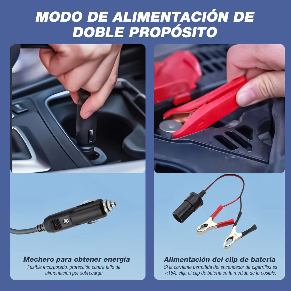 Compresor Inflador de Alta Potencia para Auto y Moto - Bomba Eficiente