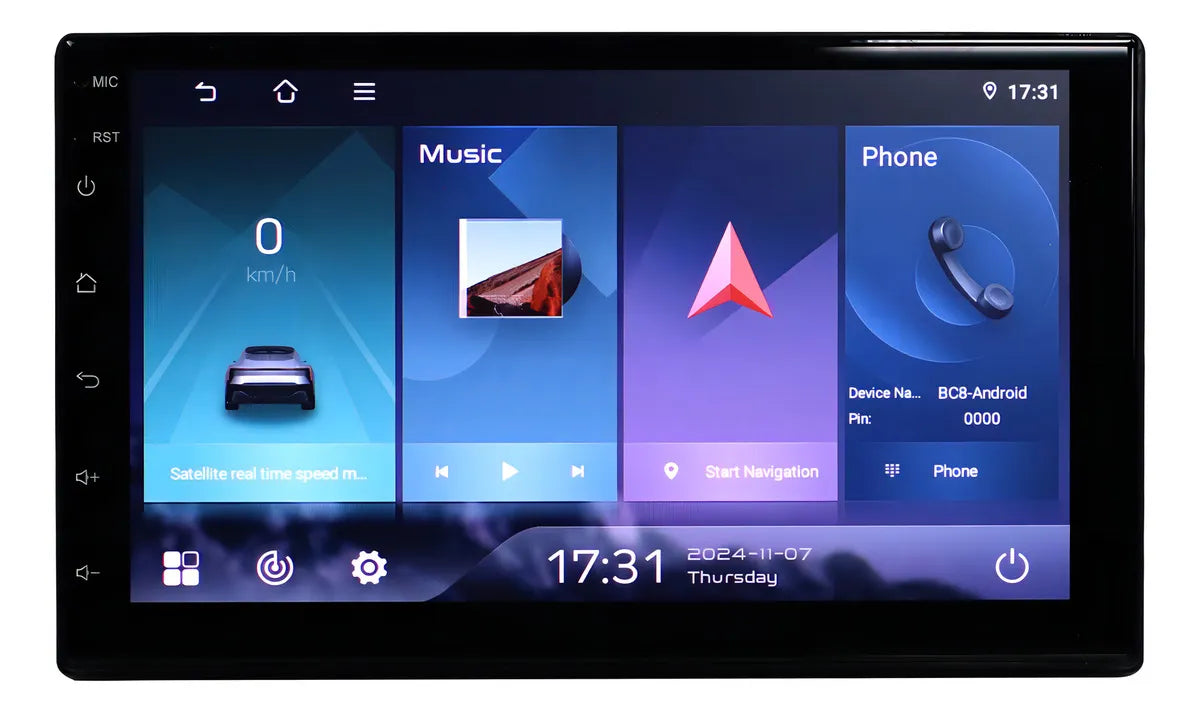 Coche Estéreo 2 Din 7" Android 13 con GPS y Wifi - Paquete Especial