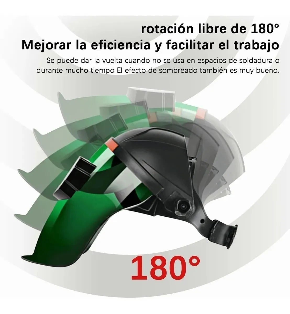 Careta Para Soldar con Oscurecimiento Automático y Pantalla Ajustable - Metacompras