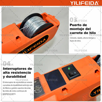 Máquina Atadora de Varillas de Refuerzo con Baterías Recargables