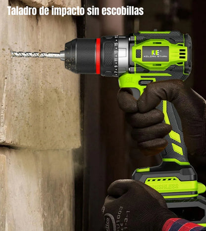 Rotomartillo Inalámbrico 21V Profesional con Kit Completo 3en1 y Accesorios