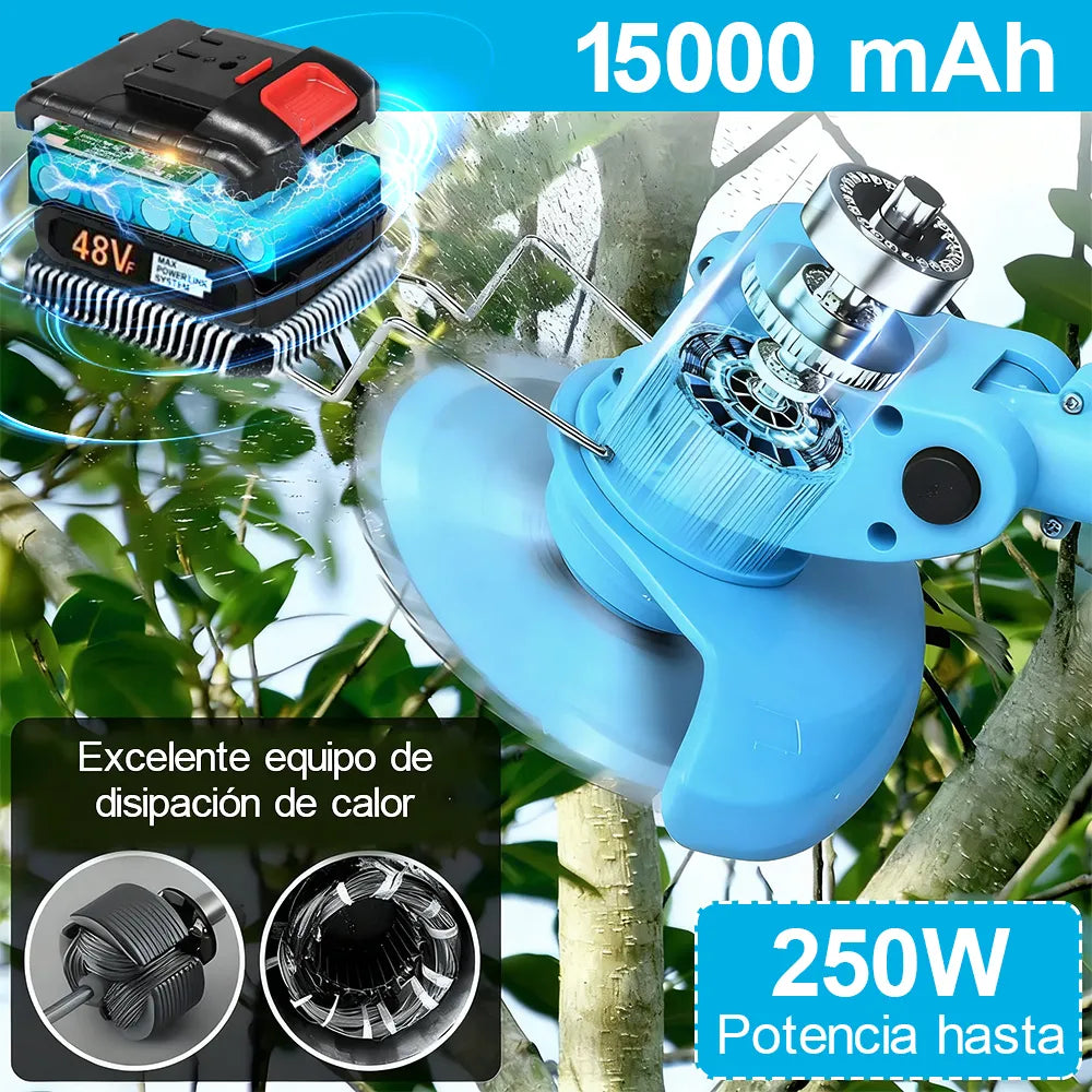 Desbrozadora Inalámbrica DBDBKing 48V 1800W con Batería y Ruedas - Metacompras