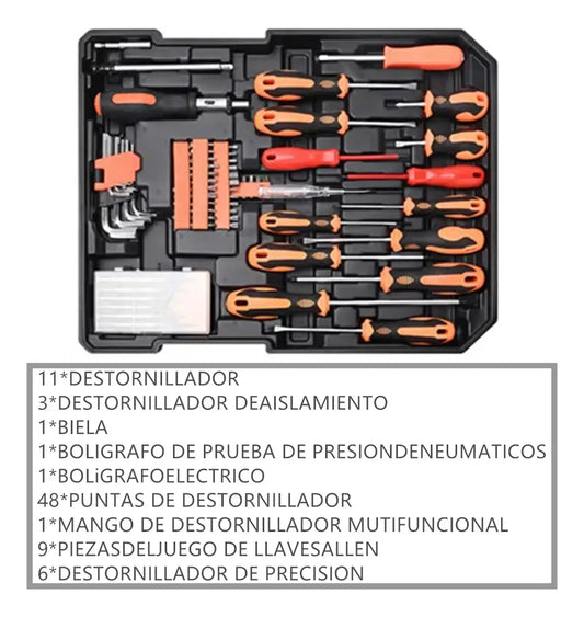 Kit Completo de Herramientas Manuales Profesionales para Taller Mecánico
