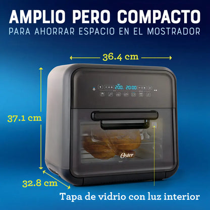 Freidora de Aire de 10L con Funciones de Freír y Deshidratar - Metacompras