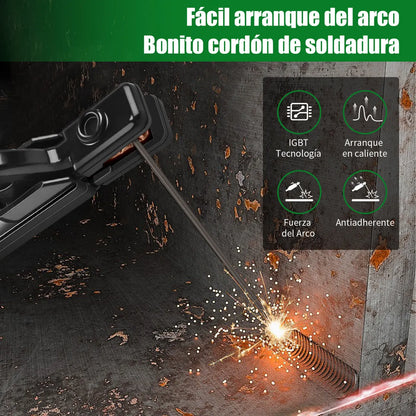 Soldadora Inversor Portátil 145A con 10 Electrodos - Kit Completo - Metacompras