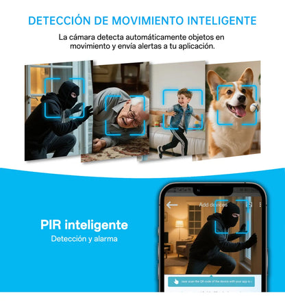 Mini Cámara Espía Wifi HD 1080P con Detección de Movimiento y Visión Nocturna - Metacompras