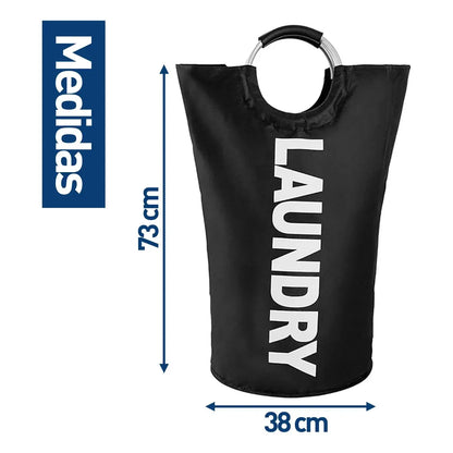 Cesto Plegable para Ropa Sucia con Agarre - Organizador de Lavandería