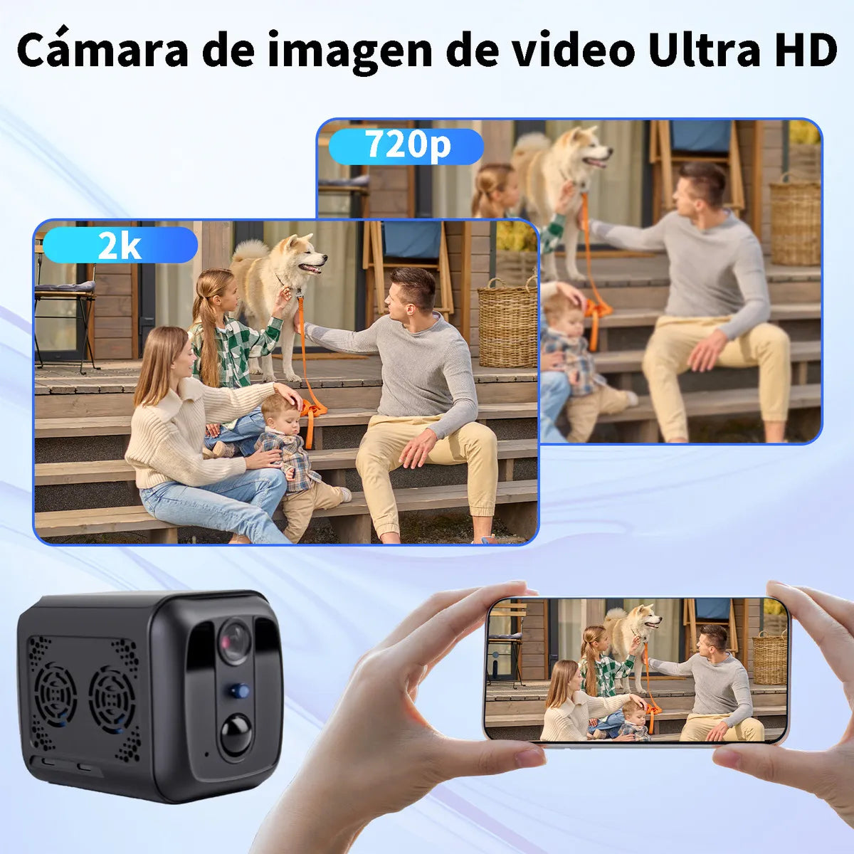 Mini Cámara Espía Wifi Inalámbrica con Infrarrojos para Seguridad Interior - Metacompras