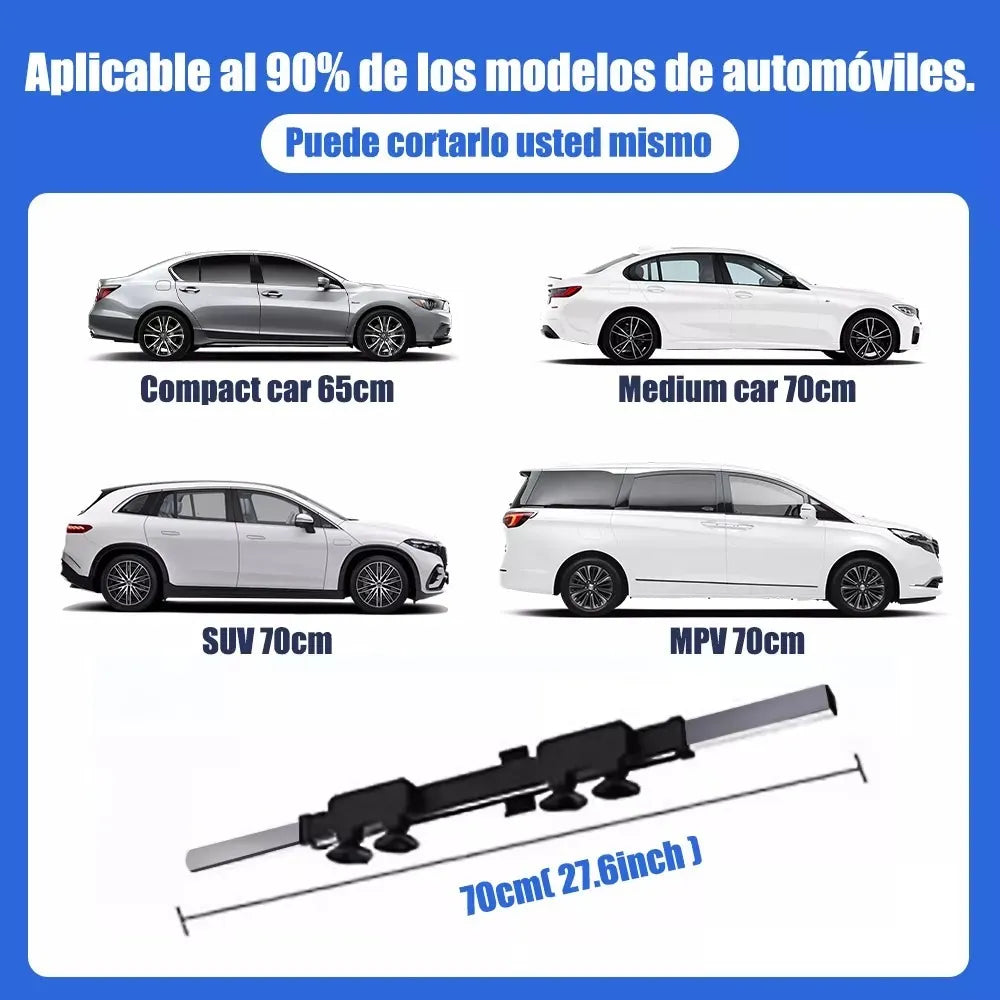Parasol Retráctil para Parabrisas de Auto y Camioneta - Protección Solar Efectiva