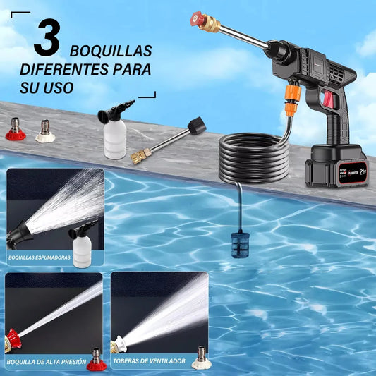 Hidrolavadora eléctrica portátil inalámbrica 550W 680psi de presión máxima
