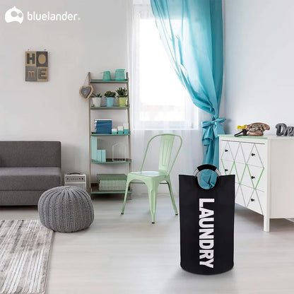 Cesto Plegable para Ropa Sucia con Agarre - Organizador de Lavandería