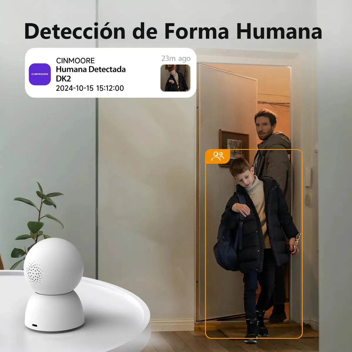 Cámara de Seguridad Wifi 5G 5MP con Batería para Bebés 360° - Metacompras